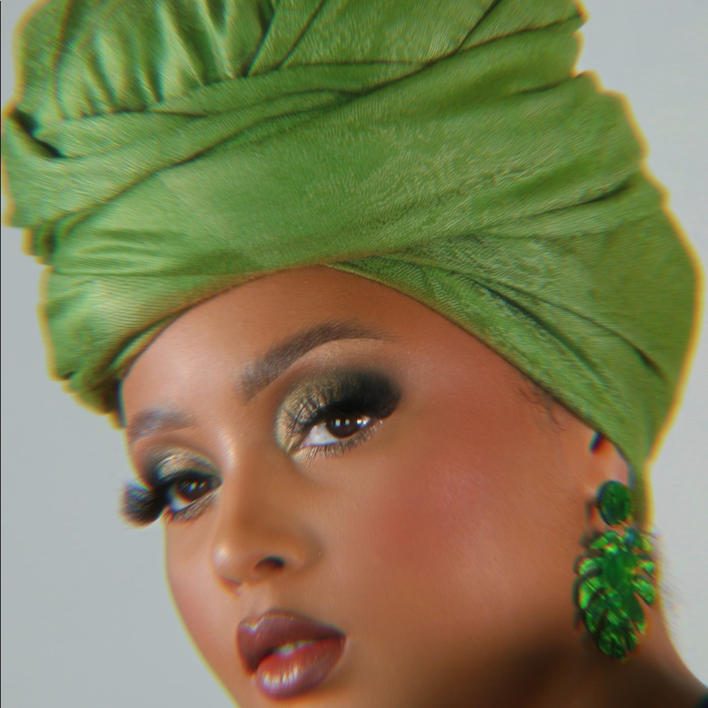 Divine Olive Forest Headwrap